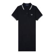 Dames jurk Fred Perry Twin Tipped Fred Perry , Black , Dames