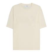 Palm Bedrukt Logo T-shirt Laneus , White , Heren