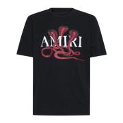 Slang Tee Zwart Polos Amiri , Black , Heren