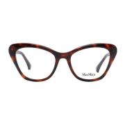 Bruine Butterfly Optische Monturen Max Mara , Brown , Dames