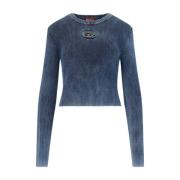 Trendy Sweater Selection Diesel , Blue , Dames