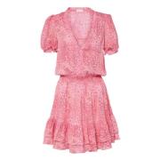 Pink Sea Water Mini Dress Bibi V Poupette St. Barth , Pink , Dames