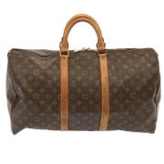 Pre-owned Canvas travel-bags Louis Vuitton Vintage , Brown , Dames