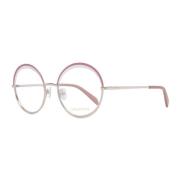 Roze Ronde Metalen Optische Frames Emilio Pucci , Pink , Dames