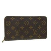 Pre-owned Canvas wallets Louis Vuitton Vintage , Brown , Dames