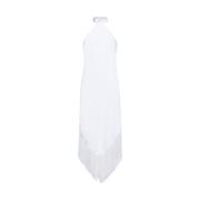 Witte Nina Jurk Taller Marmo , White , Dames