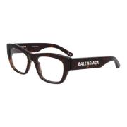 Vierkant montuur bril Bb0264O Balenciaga , Brown , Unisex