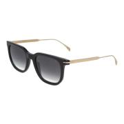 Retro Vierkante Zonnebrillen Collectie Eyewear by David Beckham , Blac...