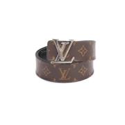 Pre-owned Leather belts Louis Vuitton Vintage , Brown , Dames