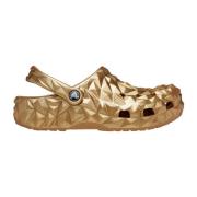 Gouden Sandalen voor Zomer Crocs , Yellow , Dames