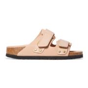 Beige Nubuck Sandalen Birkenstock , Beige , Dames