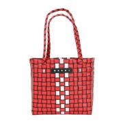 Rode Box Basket Handtas voor Vrouwen Marni , Multicolor , Dames