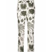 Grafische Print Groene Katoenen Broek P.a.r.o.s.h. , Multicolor , Dame...