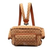 Pre-owned Canvas backpacks Gucci Vintage , Multicolor , Dames