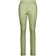 Lichtgroene Leren Broek Dames Ibana , Green , Dames