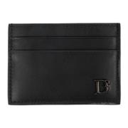 Zwarte Kaarthouder Portemonnee Dsquared2 , Black , Heren