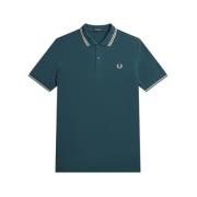 Klassieke Polo Shirt voor Mannen Fred Perry , Blue , Heren