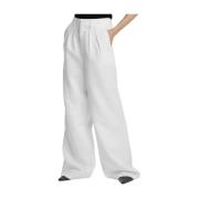 Sprankelende Wijde Pijp Broek Alix The Label , White , Dames