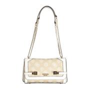 Stijlvolle Cotton Handbag Guess , White , Dames