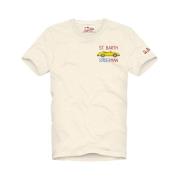 Speed Man T-Shirt MC2 Saint Barth , Beige , Heren