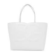 Quilted DG Logo Tote Bag Dolce & Gabbana , White , Dames