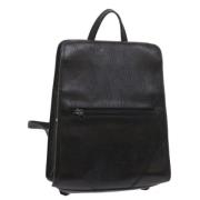 Pre-owned Leather backpacks Yves Saint Laurent Vintage , Black , Dames