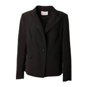 Elegante Lisianthus Zwarte Blazer Amélie & Amélie , Black , Dames