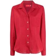 Pre-owned Fabric tops Balenciaga Vintage , Red , Dames