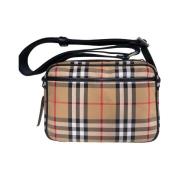 Antiek Gele Schoudertas Unisex Burberry , Multicolor , Dames