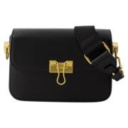 Leather shoulder-bags Off White , Black , Dames