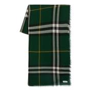 Wool scarves Burberry , Green , Dames