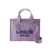 Cotton handbags Coach , Purple , Dames