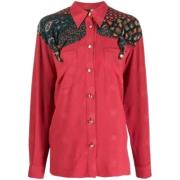 Pre-owned Fabric tops Moschino Pre-Owned , Red , Dames