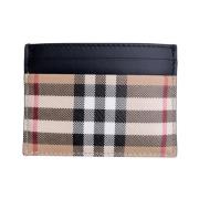 Leren Kaarthouder Multicolor Portemonnee Burberry , Multicolor , Unise...