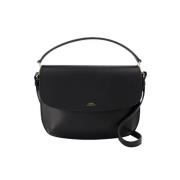 Leather handbags A.p.c. , Black , Dames