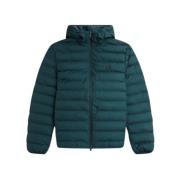 Thermische Ripstop Hoodie Jas Fred Perry , Green , Heren