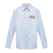 Shirt `S-Simply-E` Diesel , Blue , Heren