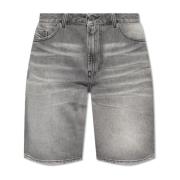 Denim shorts `D-Fin` Diesel , Gray , Heren