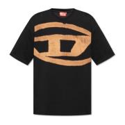 T-shirt `T-Boxt-Bleach` Diesel , Black , Heren