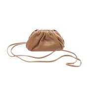 Pre-owned Leather shoulder-bags Bottega Veneta Vintage , Brown , Dames