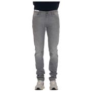 Grijze Denim Swing Fit Jeans PT Torino , Gray , Heren
