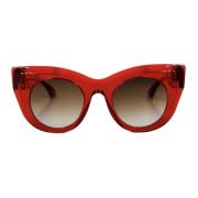 Rode Kristal Zonnebril Climaxxxy Model Thierry Lasry , Red , Dames