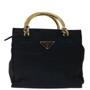 Pre-owned Fabric prada-bags Prada Vintage , Blue , Dames