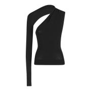 Stretch Polyamide Leggings Philosophy di Lorenzo Serafini , Black , Da...