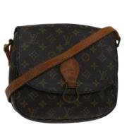 Pre-owned Canvas louis-vuitton-bags Louis Vuitton Vintage , Brown , Da...