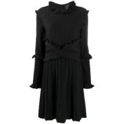 Pre-owned Wool dresses Chanel Vintage , Black , Dames