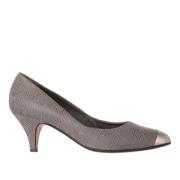 Pre-owned Suede heels Sergio Rossi Pre-owned , Gray , Dames