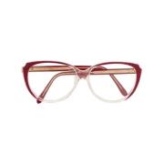 Pre-owned Acetate sunglasses Yves Saint Laurent Vintage , Red , Dames