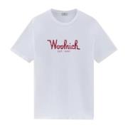 T-Shirts Woolrich , White , Heren