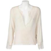 Pre-owned Cotton tops Gucci Vintage , White , Dames